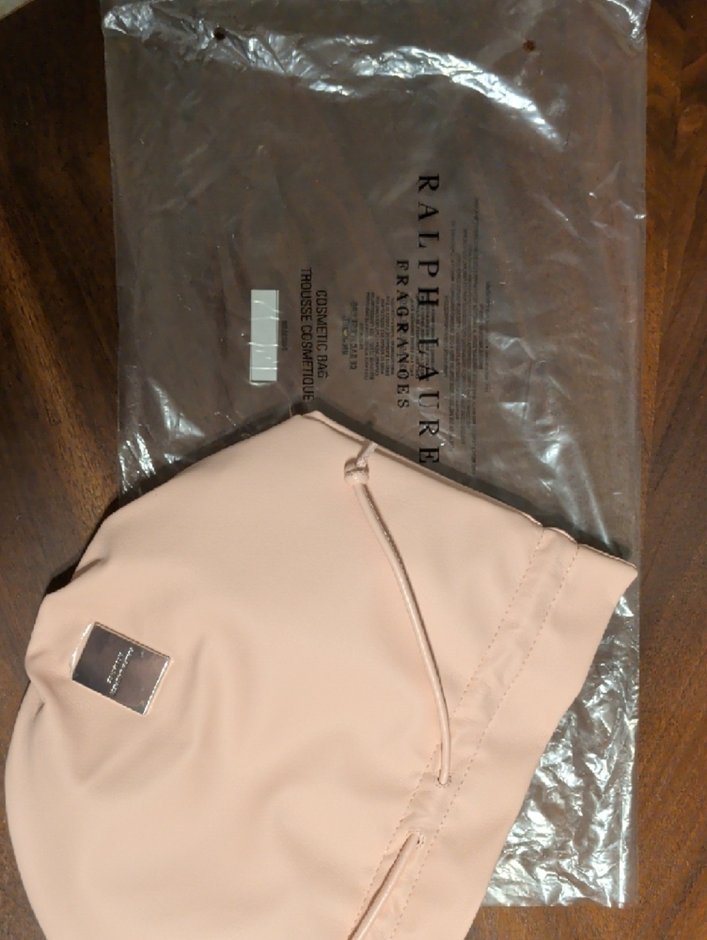 Soft Pink Drawstring Pouch Handbag - Picture 7 of 7